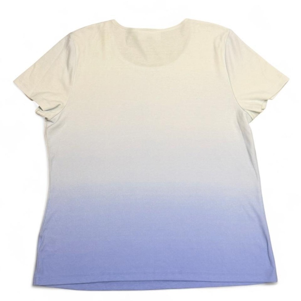 Karen Scott rhinestone floralT-shirt - Picture 6 of 6